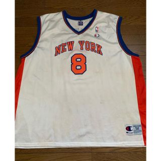 チャンピオン(Champion)のNBA ユニフォーム ニューヨーク ニックス スプリーウェル 52 XXL(バスケットボール)