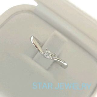 スタージュエリー(STAR JEWELRY)のSTAR JEWELRY ダイヤ リング pt950(リング(指輪))