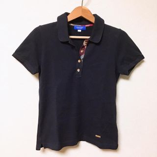 バーバリーブルーレーベル(BURBERRY BLUE LABEL)のブルーレーベルクレストブリッジ ポロシャツ(ポロシャツ)