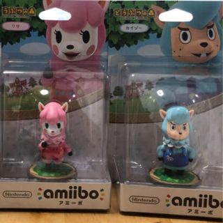 ニンテンドー3DS(ニンテンドー3DS)のアミーボ amiibo  どうぶつの森　フィギュア　2体セット(ゲームキャラクター)