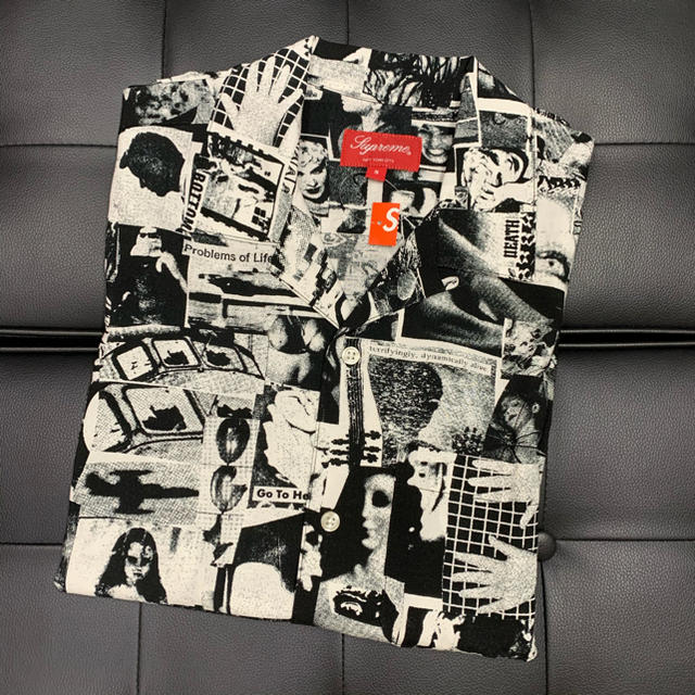 Supreme Vibrations Rayon Shirt 白 S 国内正規品