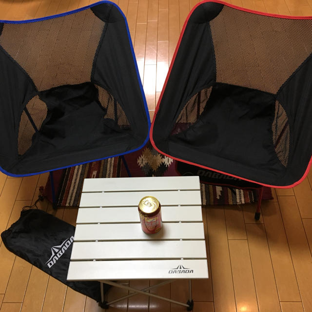 《DABADA》軽量組立チェア&テーブル　セット スポーツ/アウトドアのアウトドア(テーブル/チェア)の商品写真