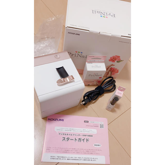 プリネイル コイズミ デジタルネイルプリンター KNP-N800/P ピンク ...