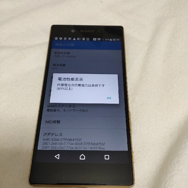 Xperia Z5　SOV32