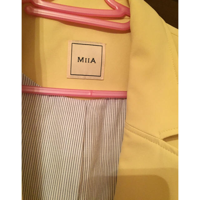 MIIA(ミーア)のMIIA テーラードジャケット 未着用 レディースのジャケット/アウター(テーラードジャケット)の商品写真