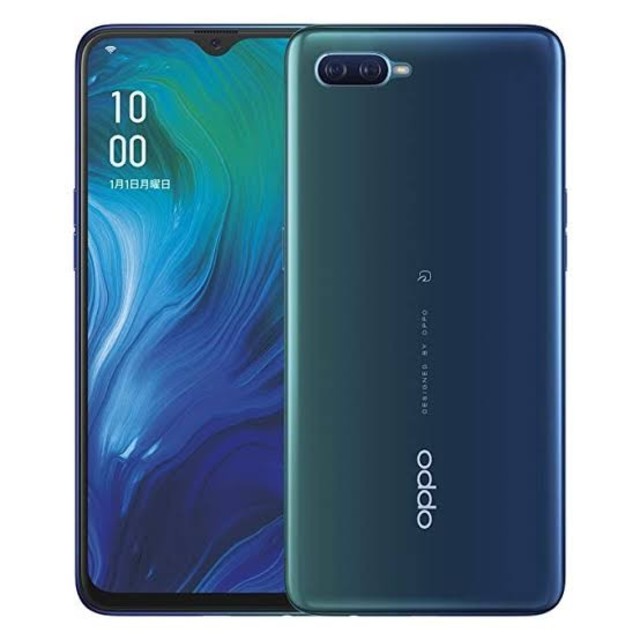 OPPO Reno A black 64GB 国内版SIMフスマホ/家電/カメラ