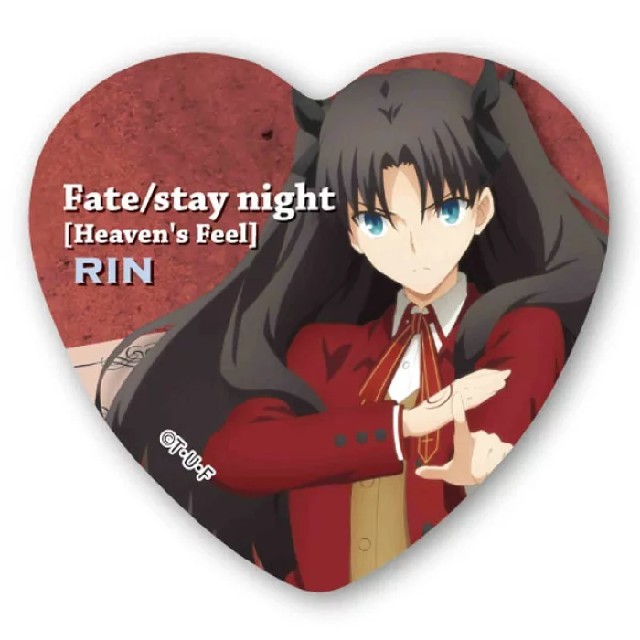 劇場版 Fate/stay night ハート缶バッジ 缶バッチ 遠坂凛の通販 劇場版 Fate/stay night ハート缶バッジ 缶バッチ 遠坂凛の通販