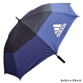 アディダス(adidas)のアディダス ワンプッシュゴルフ傘 Golf umbrella ネイビー　新品(傘)