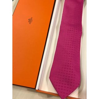 エルメス(Hermes)の【極美品】エルメスH柄ネクタイ 2本セット(ネクタイ)