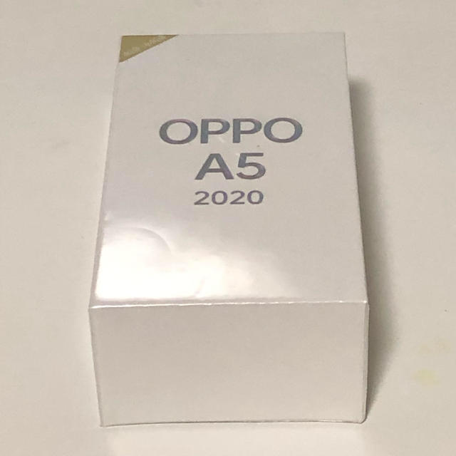 スマートフォン/携帯電話OPPO A5 2020 新品　SIMフリー　ブルー