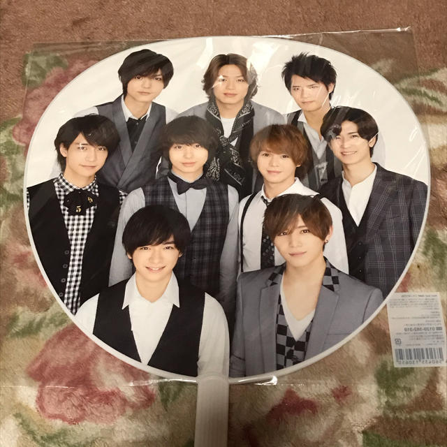 Hey! Say! JUMP(ヘイセイジャンプ)のHey!Say!JUMP 集合　うちわ エンタメ/ホビーのタレントグッズ(アイドルグッズ)の商品写真