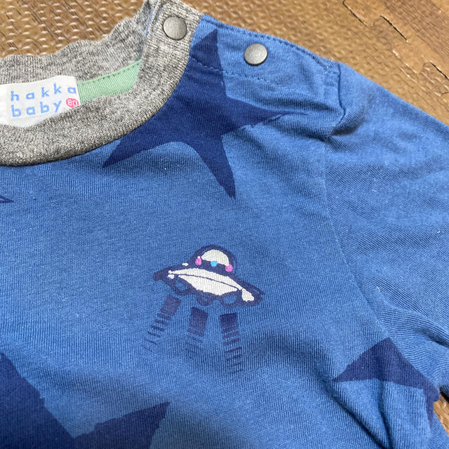 hakka baby(ハッカベビー)のハッカベビー　七分袖　UFO キッズ/ベビー/マタニティのベビー服(~85cm)(Ｔシャツ)の商品写真