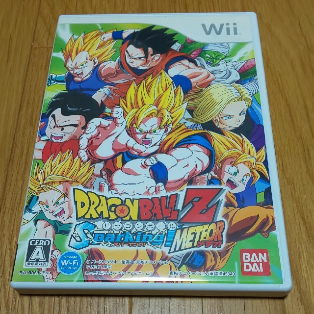 Wii(ウィー)のドラゴンボールZ スパーキング！ メテオ（みんなのおすすめセレクション） Wii エンタメ/ホビーのゲームソフト/ゲーム機本体(家庭用ゲームソフト)の商品写真