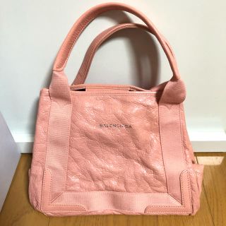 バレンシアガバッグ(BALENCIAGA BAG)のバレンシアガ　バッグ　ピンク　皮　BALENCIAGA(トートバッグ)