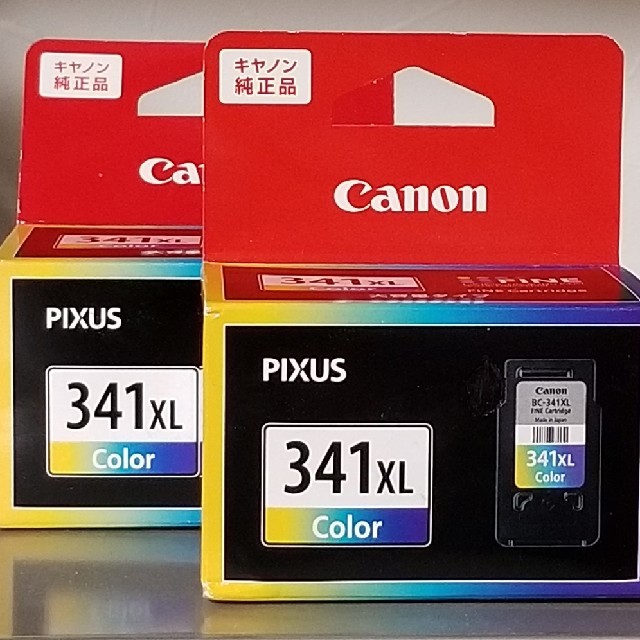 Canon 純正インク カートリッジ BC-341XL 3色カラー 大容量タイプ - PC