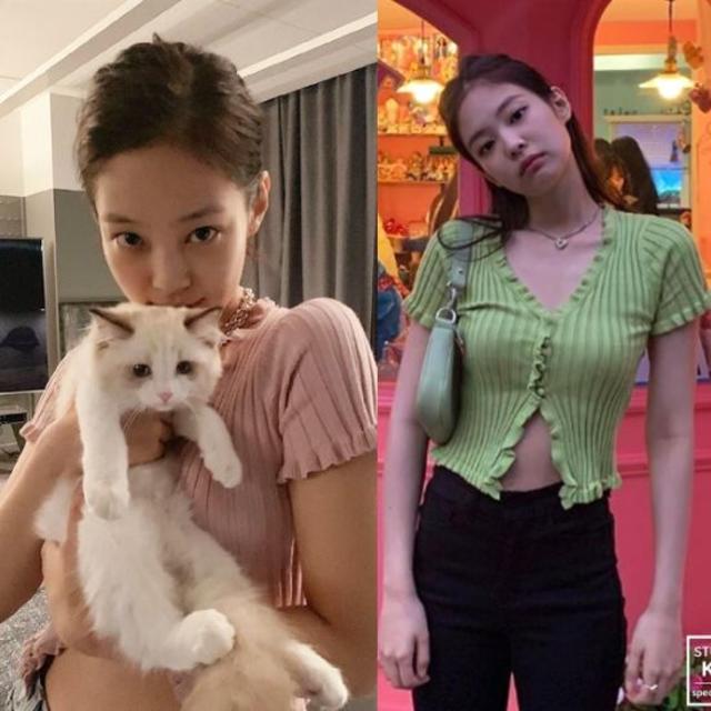 BLACKPINK ブルピン Jennie ジェニー 着用 カットソー  エンタメ/ホビーのタレントグッズ(アイドルグッズ)の商品写真