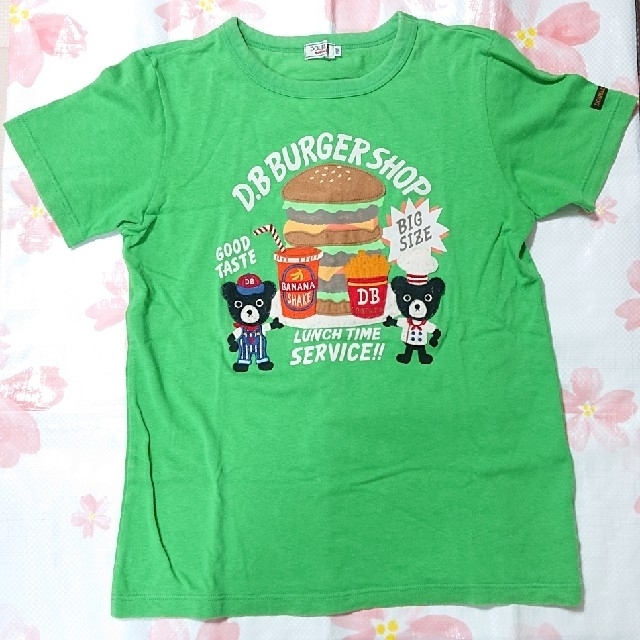 DOUBLE.B(ダブルビー)の150 ダブルビー ハンバーガー Tシャツ キッズ/ベビー/マタニティのキッズ服男の子用(90cm~)(Tシャツ/カットソー)の商品写真