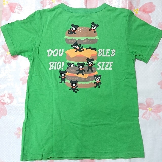 DOUBLE.B(ダブルビー)の150 ダブルビー ハンバーガー Tシャツ キッズ/ベビー/マタニティのキッズ服男の子用(90cm~)(Tシャツ/カットソー)の商品写真