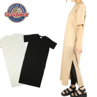 goodwear グッドウエア　Tシャツワンピース(ロングワンピース/マキシワンピース)