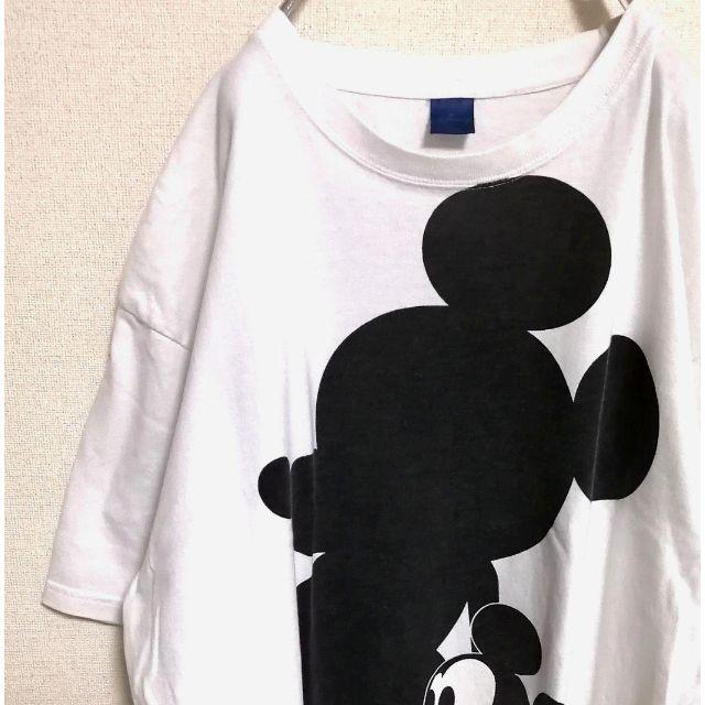 Disney ウォルトディズニー ミッキー Tシャツ シャドー 影 ビッグプリント Llの通販 By Mapi S Shop ディズニーならラクマ