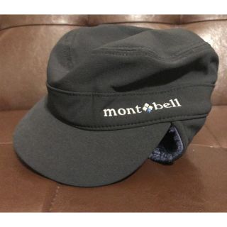 モンベル(mont bell)のモンベル　キャップ　冬用　黒　Ｍサイズ(キャップ)