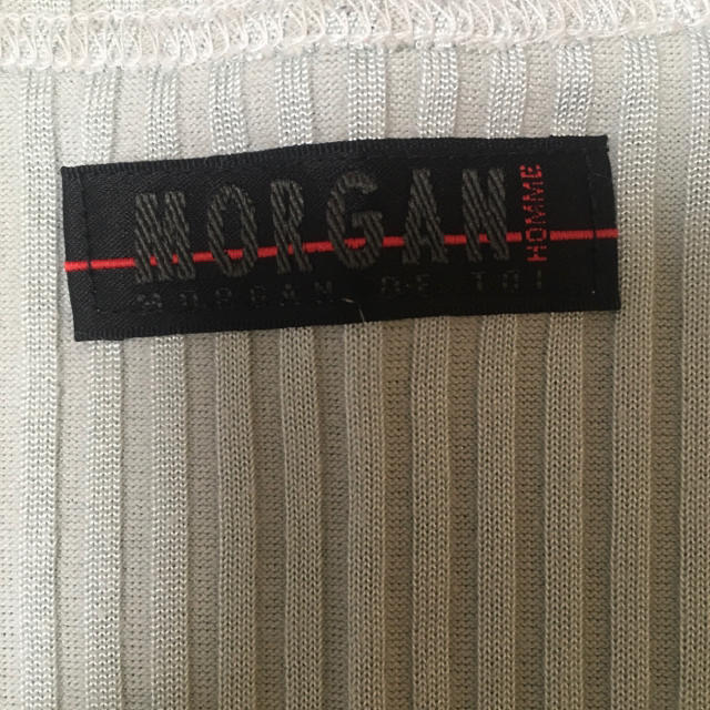 MORGAN HOMME(モルガンオム)の[MORGAN HOMME]Tシャツ　レディースサイズ メンズのトップス(Tシャツ/カットソー(半袖/袖なし))の商品写真