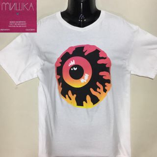 ミシカ(MISHKA)のミシカ デカロゴ Tシャツ TEE ホワイト Mサイズ(Tシャツ/カットソー(半袖/袖なし))