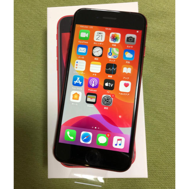 iPhone(アイフォーン)の☆ 新品 iPhone SE 2 2世代 64GB RED レッド SIMフリー スマホ/家電/カメラのスマートフォン/携帯電話(スマートフォン本体)の商品写真