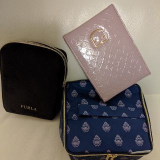 フルラ(Furla)のFURLAのミラー＆Velnicaのメイクポーチ(ミラー)