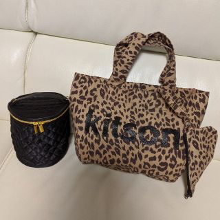 キットソン(KITSON)のkitsonミニトートバッグ＆RASVOA円柱ポーチ(トートバッグ)