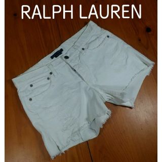 ラルフローレン(Ralph Lauren)のRALPH LAUREN　デニムショートパンツ　ダメージ加工(ショートパンツ)