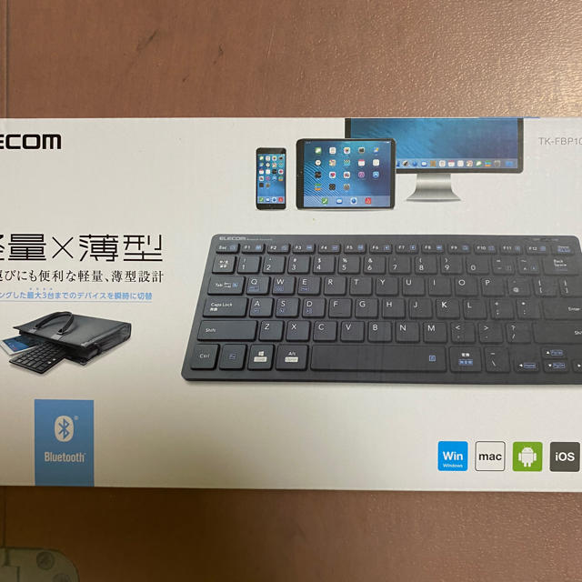 ELECOM(エレコム)のエレコム　Bluetooth キーボード スマホ/家電/カメラのPC/タブレット(PC周辺機器)の商品写真
