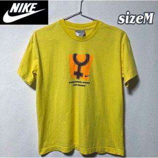 ナイキ(NIKE)のsizeM◆匿名配送☆NIKE◆筆記体NIKE Tシャツ イエロー(Tシャツ/カットソー(半袖/袖なし))