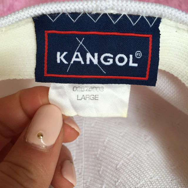 KANGOL(カンゴール)のKANGOL 白 ハンチング レディースの帽子(ハンチング/ベレー帽)の商品写真