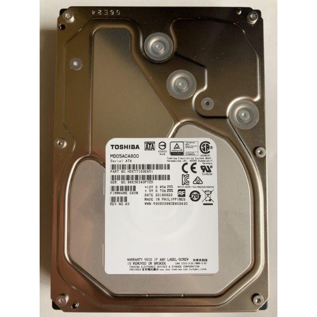 東芝 MD05ACA800 [8TB SATA600 7200] HDD ①