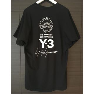 Y-3 - Y-3 Tシャツ バックプリント 15周年記念 2018ss ブラックの通販