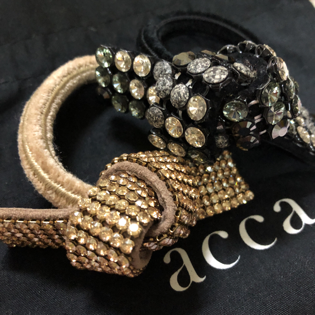 acca(アッカ)のacca ドレスポニー　リボンゴム レディースのヘアアクセサリー(ヘアゴム/シュシュ)の商品写真