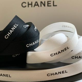 シャネル(CHANEL)の1.5cm幅 CHANEL ラッピング リボン 2m(ラッピング/包装)