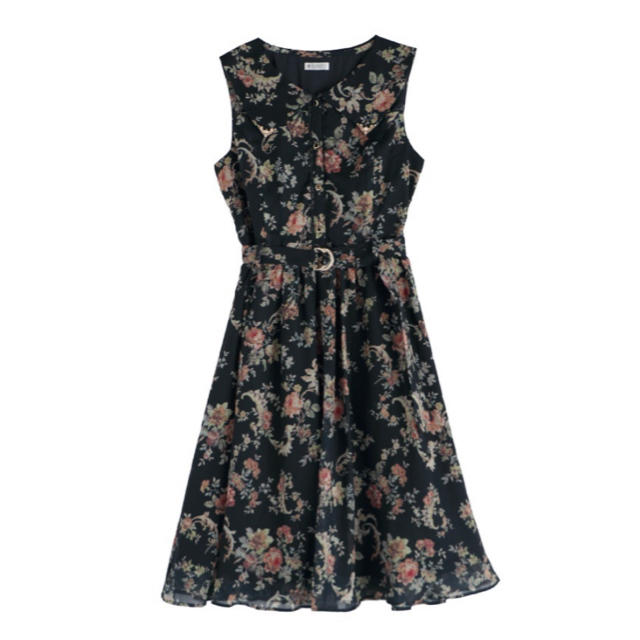 axes femme - 花柄 セーラー ワンピース 紺の通販 by marona's axes femme - 花柄 セーラー ワンピース 紺の通販 by marona's