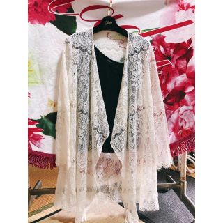 レディー(Rady)のRady❤️レースロングカーデ❤️美品(カーディガン)