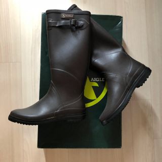 エーグル(AIGLE)のAIGLE レインブーツ CHANTEBELLE ブラウン(レインブーツ/長靴)