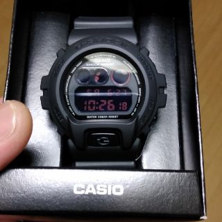 ジーショック(G-SHOCK)の期間限定値下げ　G-SHOCKDW-6900MS-1　マットブラック レッドアイ(腕時計(デジタル))