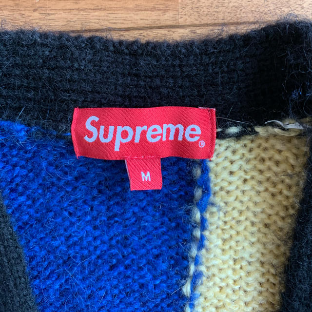 Mサイズ Supreme Patchwork Mohair Cardigan