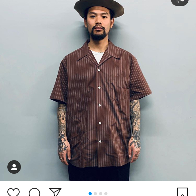 WACKO MARIA(ワコマリア)のwackomaria  OPEN COLLAR SHIRT  20SS メンズのトップス(シャツ)の商品写真