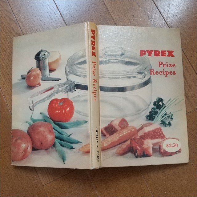 アンティーク本　Pyrex Prize recipes  パイレックス