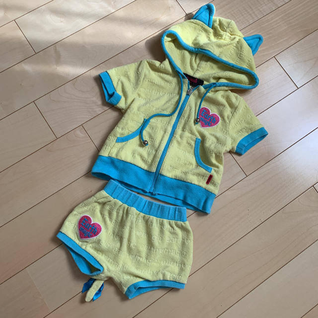 EARTHMAGIC(アースマジック)のアースマジック　猫耳セットアップ　 キッズ/ベビー/マタニティのキッズ服女の子用(90cm~)(ワンピース)の商品写真