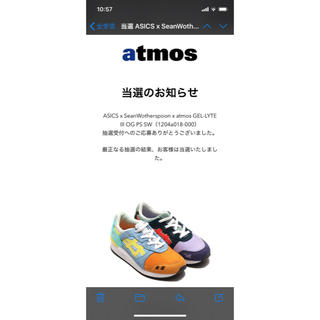 アトモス(atmos)のSean Wotherspoon × Atmos × Asics GelLyte(スニーカー)