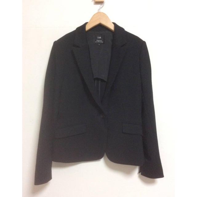 23区(ニジュウサンク)の23区 ウールジャケットスカートスーツ 黒 40 レディースのフォーマル/ドレス(スーツ)の商品写真