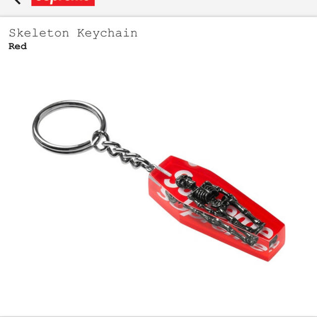 Supreme(シュプリーム)のSupreme Skeleton Keychain キーホルダー メンズのファッション小物(キーホルダー)の商品写真