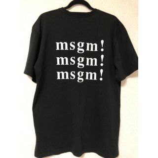 エムエスジイエム(MSGM)のMSGM Tシャツ　半袖　メンズ　Mサイズ(Tシャツ/カットソー(半袖/袖なし))